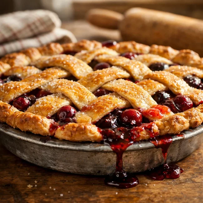 Homestyle Cherry Pie