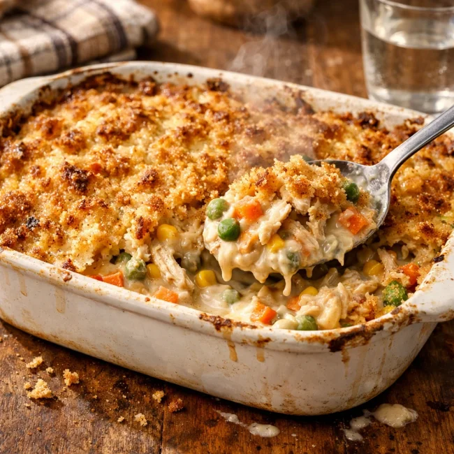 Homestyle Creamy Chicken Casserole