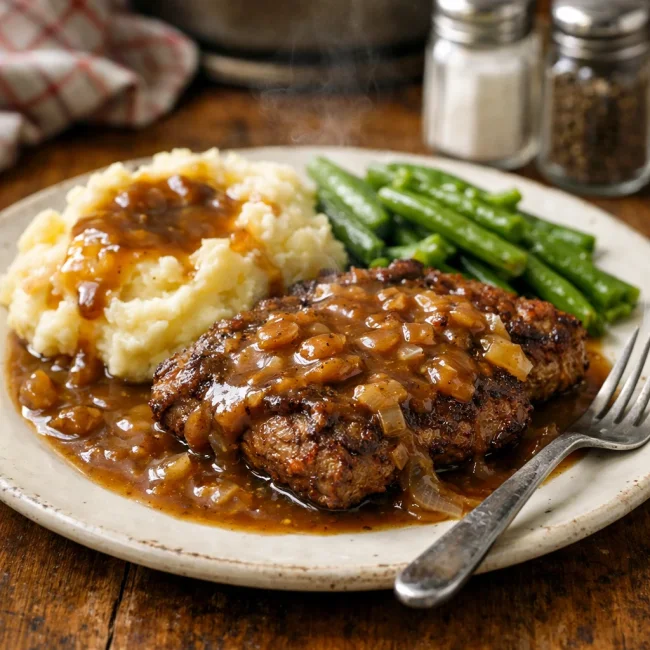 Homestyle Cube Steak and Gravy