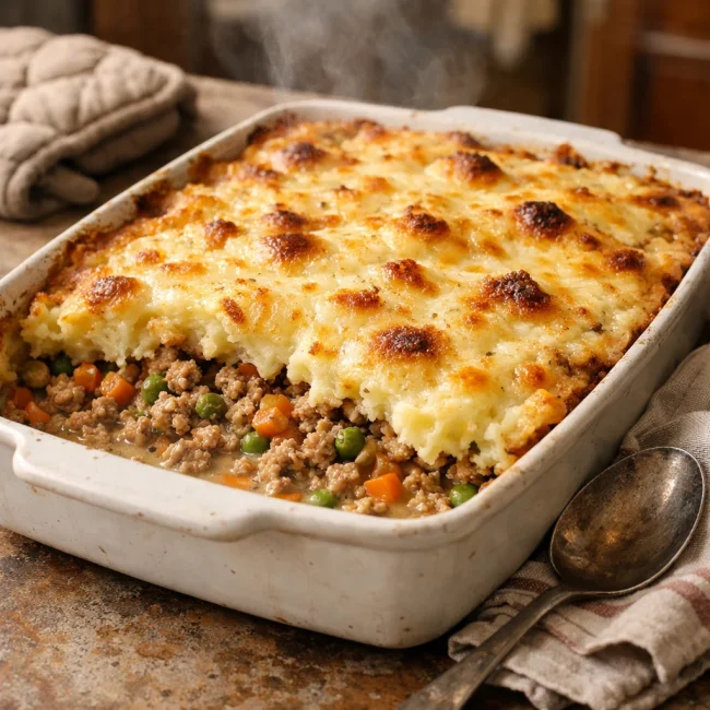 Homestyle Ground Turkey Bake