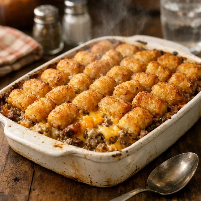 Homestyle Tater Tot Bake