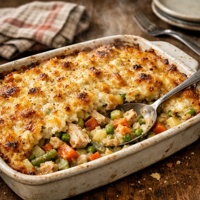 Homestyle Turkey and Vegetable Bake