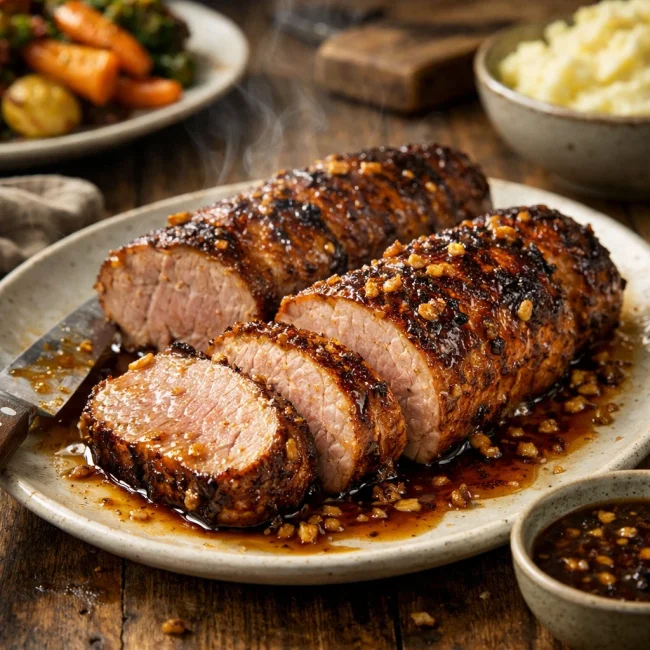 Honey Garlic Pork Tenderloin