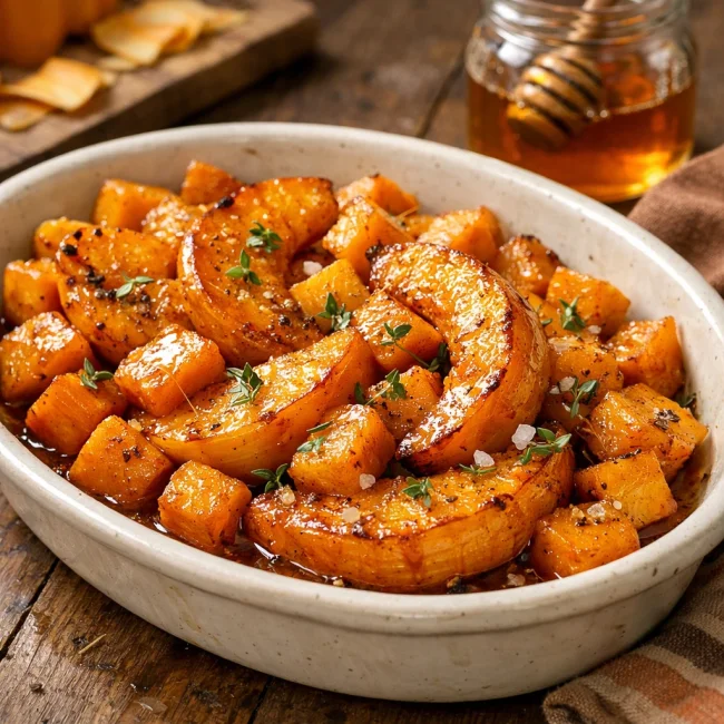 Honey Glazed Butternut Squash