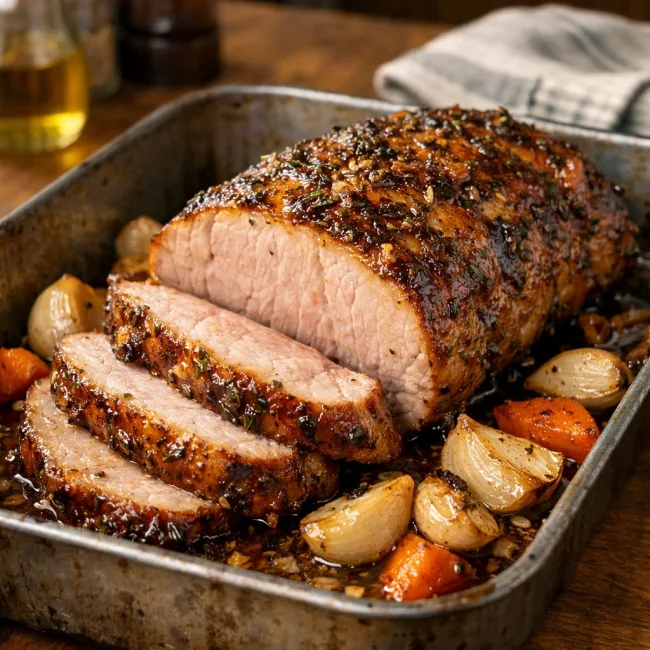 Honey Herb Roast Pork Loin