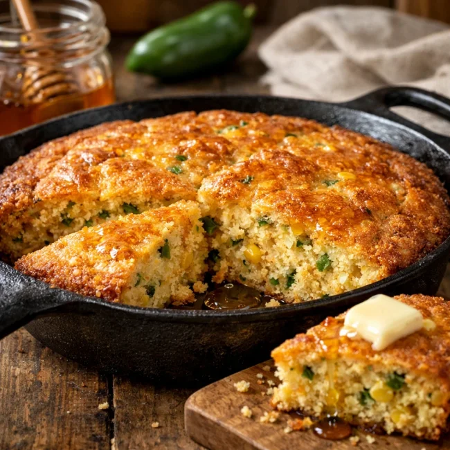 Honey Jalapeño Corn Bread