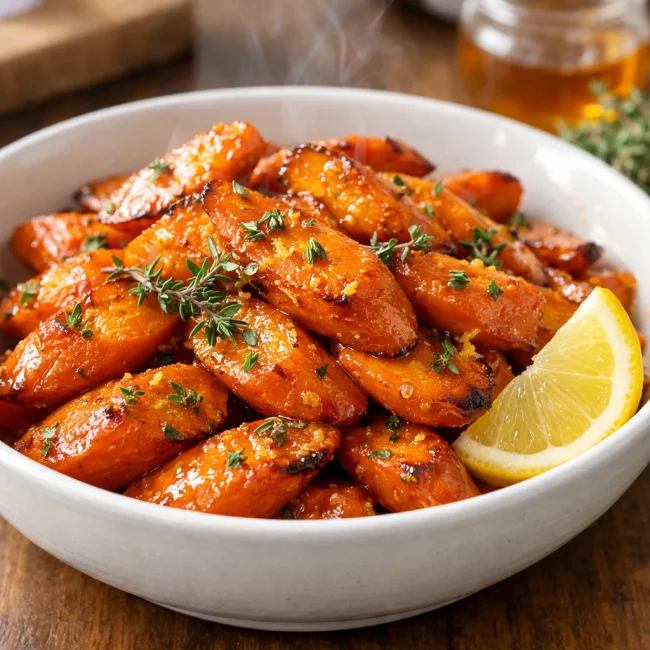 Honey-Lemon Glazed Carrots