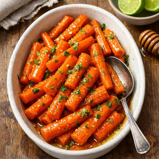 Honey-Lime Glazed Carrots