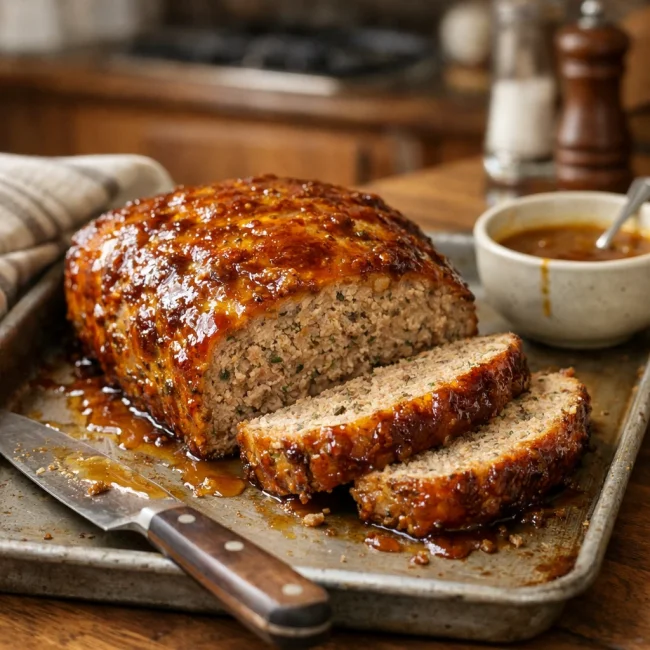 Honey-Mustard Glazed Meatloaf