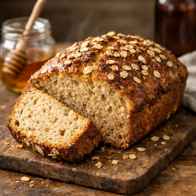 Honey Oat Beer Bread