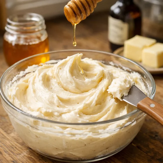 Honey Vanilla Buttercream Frosting