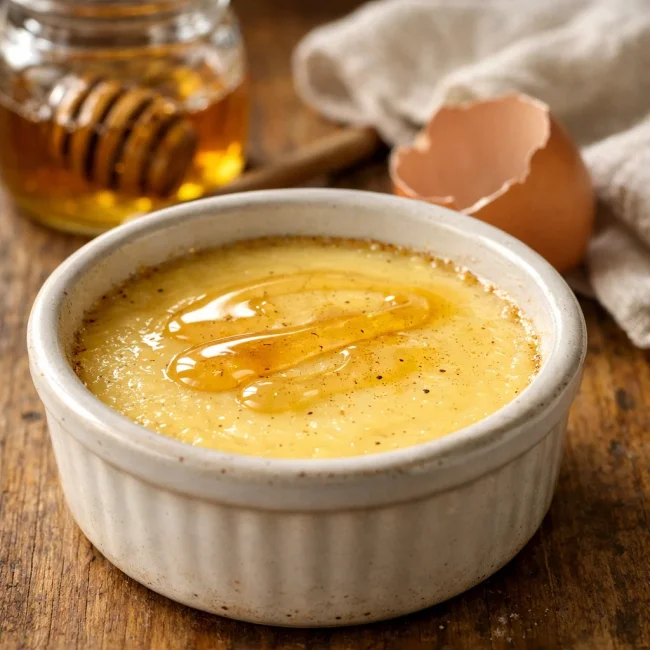 Honey Vanilla Egg Custard