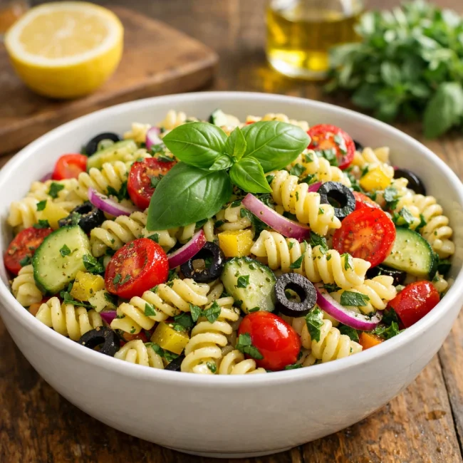 Italian Herb Pasta Salad