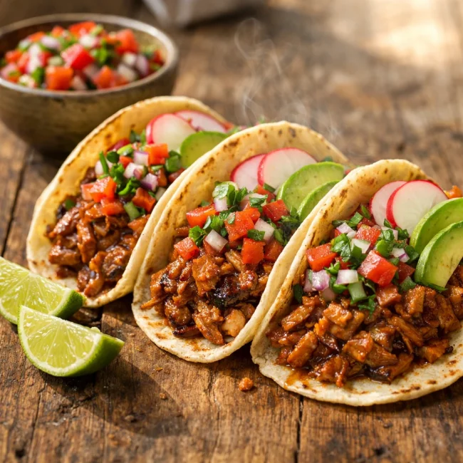 Jackfruit Pulled 'Pork' Tacos