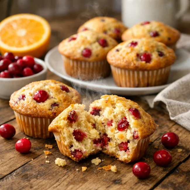 January: Cranberry Orange Muffins