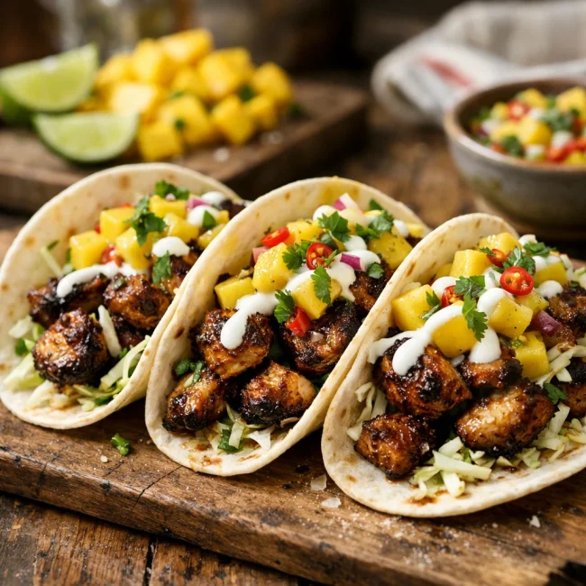 Jerk Chicken Tacos