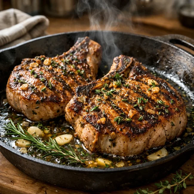 Juicy Herb-Infused Pork Chops