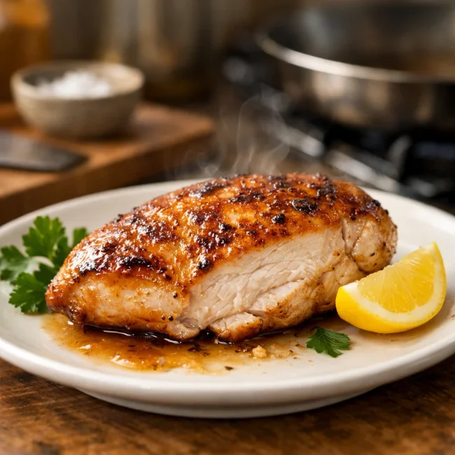 Juicy Pan-Seared Chicken Breast