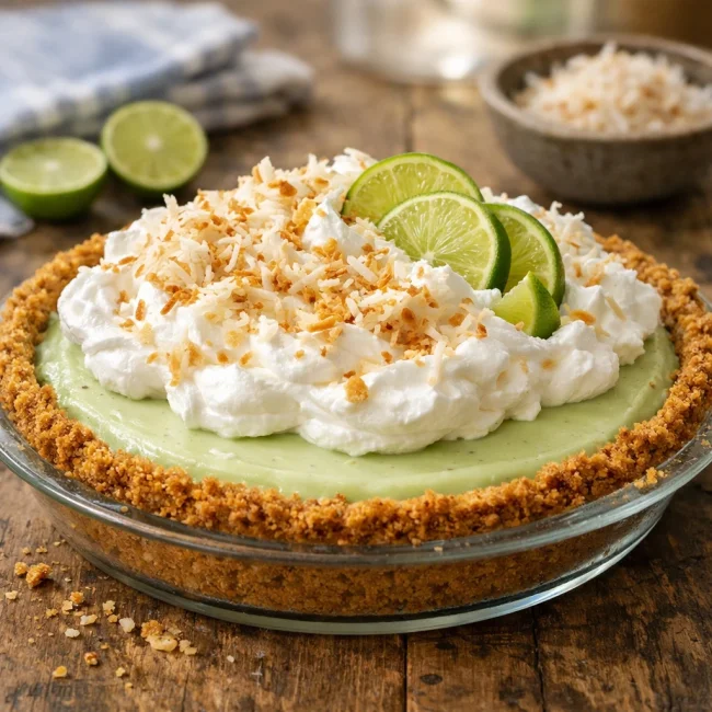 Key Lime Coconut Dream Pie