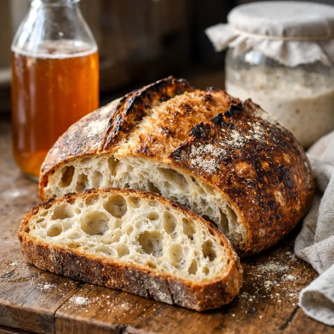 Kombucha-Infused Sourdough Bread