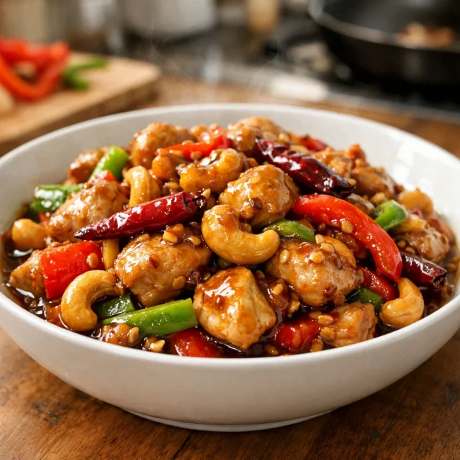 Kung Pao Chicken with Cashews