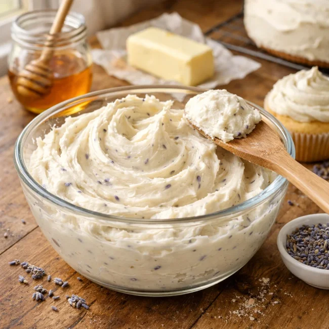 Lavender Honey Buttercream Frosting