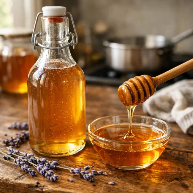 Lavender Honey Simple Syrup