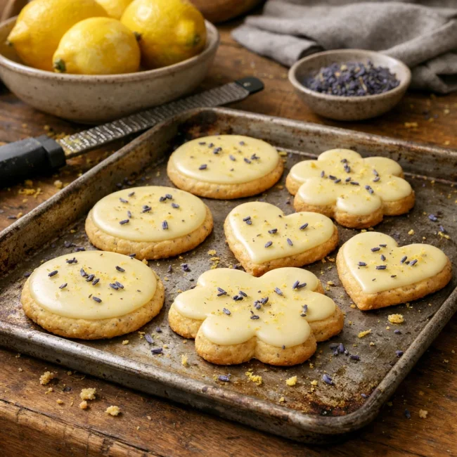 Lavender Lemon Cut-out Cookies