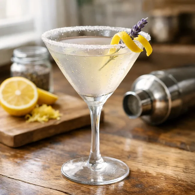 Lavender Lemon Drop Martini