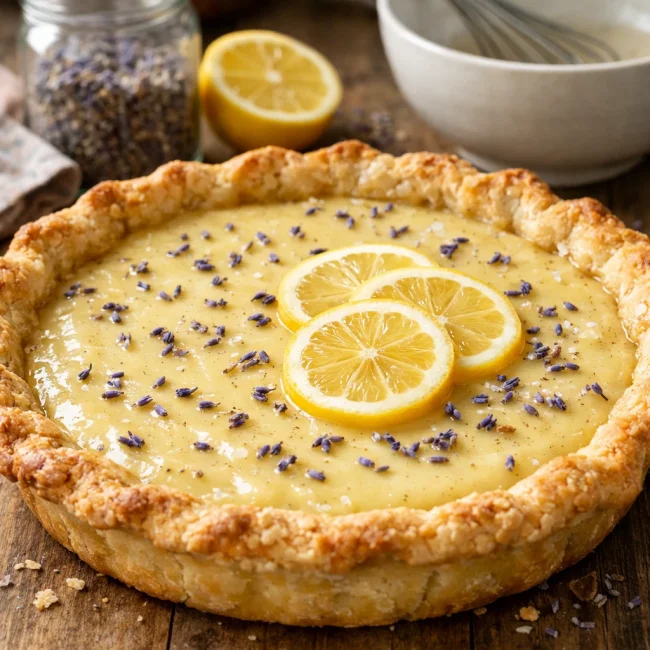 Lavender Lemon Pie