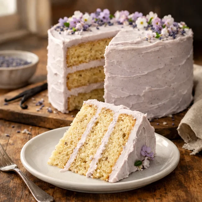 Lavender Vanilla Bean Dream Cake