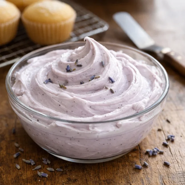Lavender Vanilla Buttercream Frosting
