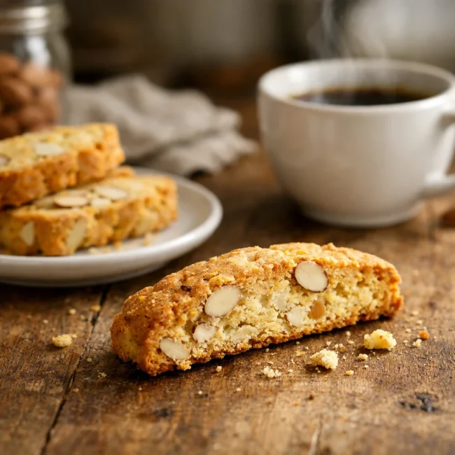 Lemon Almond Biscotti