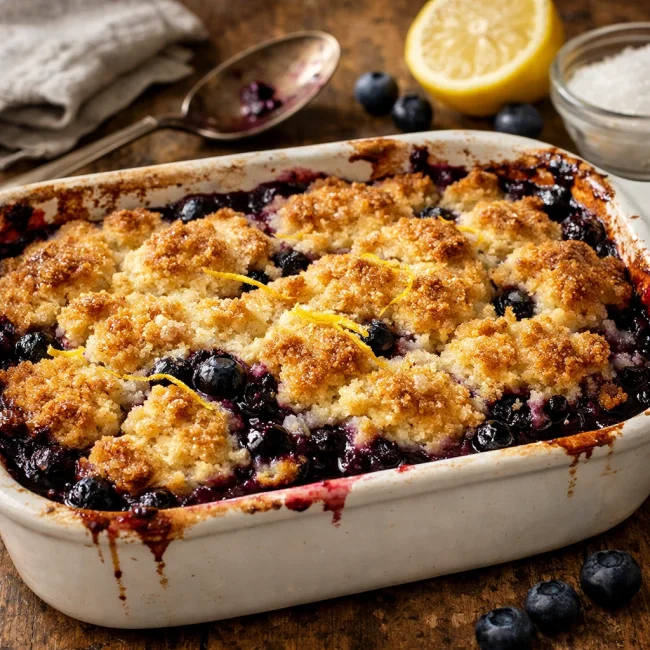 Lemon Blueberry Bliss Cobbler