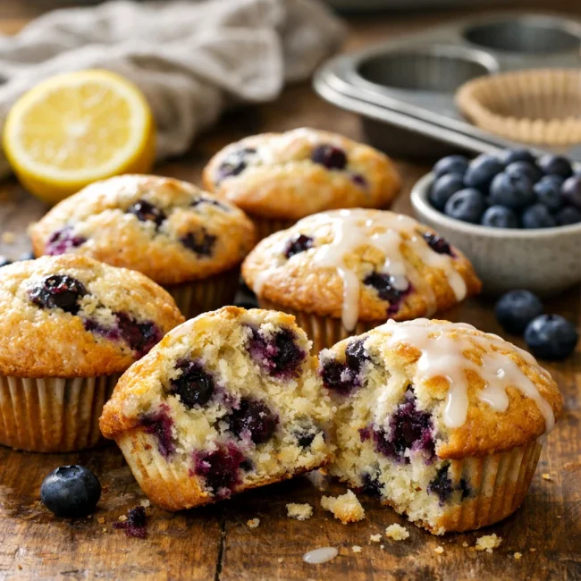 Lemon Blueberry Dream Muffins