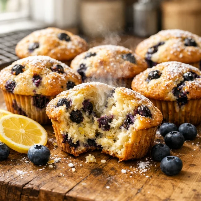 Lemon Blueberry Muffin Bliss