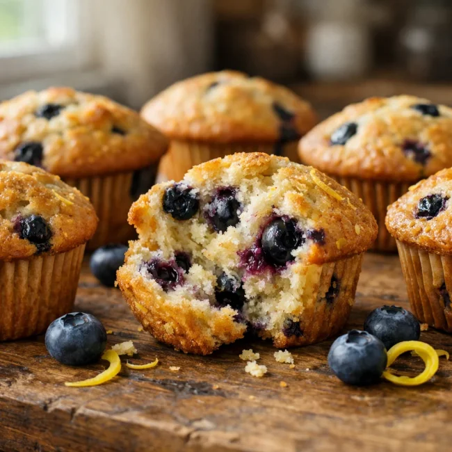Lemon Blueberry Muffins