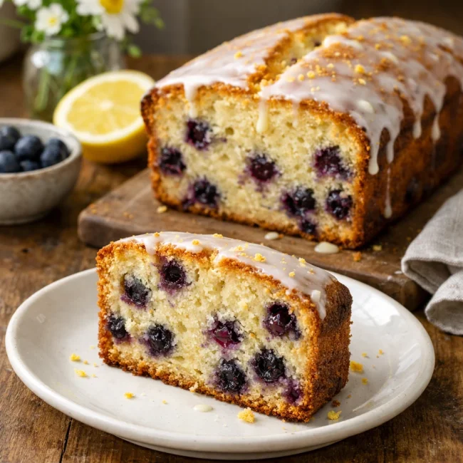 Lemon Blueberry Pound Cake