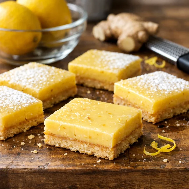 Lemon Ginger Bars
