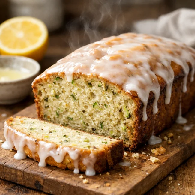 Lemon Glazed Zucchini Bread