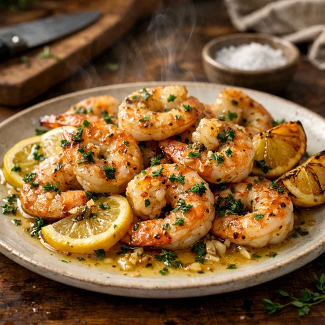 Lemon Herb Garlic Shrimp
