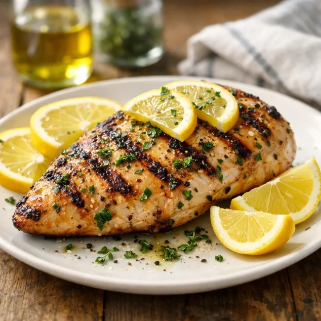 Lemon Herb Grilled Chicken Breast