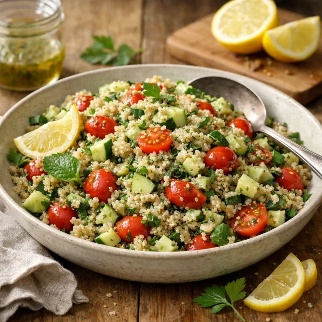 Lemon Herb Quinoa Salad