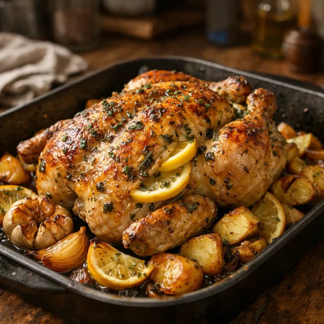 Lemon Herb Roast Chicken