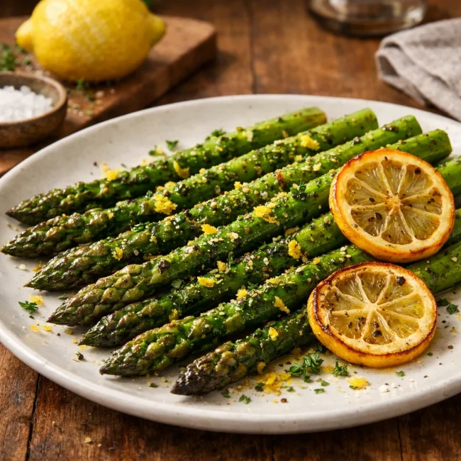 Lemon Herb Roasted Asparagus