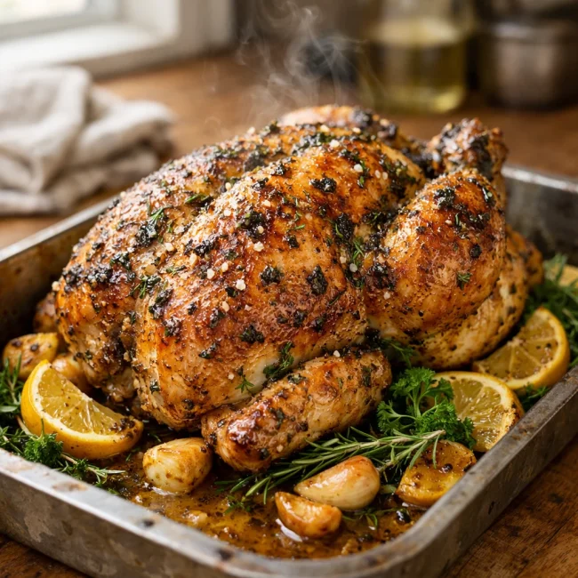 Lemon Herb Rotisserie Chicken