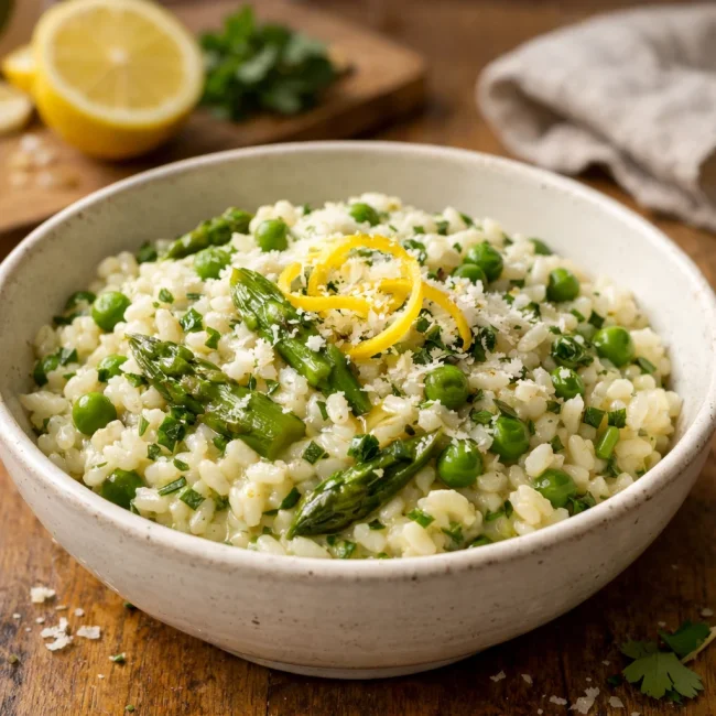 Lemon Herb Spring Risotto