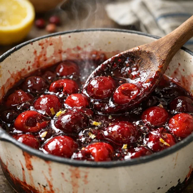 Lemon-Infused Cherry Pie Filling