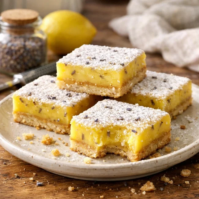 Lemon Lavender Bliss Bars