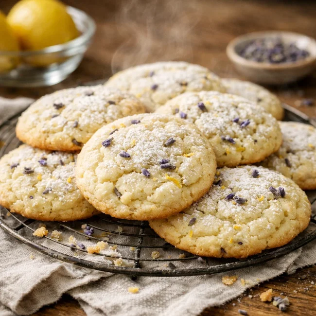 Lemon Lavender Delight Cookies